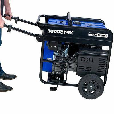 DuroMax V-Twin Gas Powered Start Portable